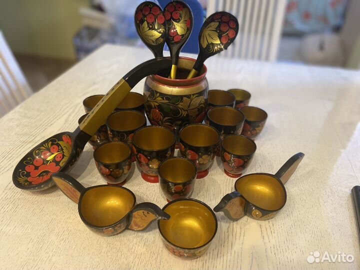 Посуда хохлома