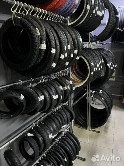 Велопокрышки и запчасти