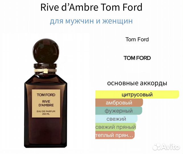 Rive d’Ambre Tom Ford 10 мл