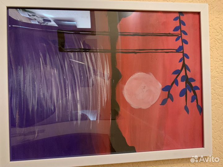 Картины, рисует дочь, не хватает на краски)