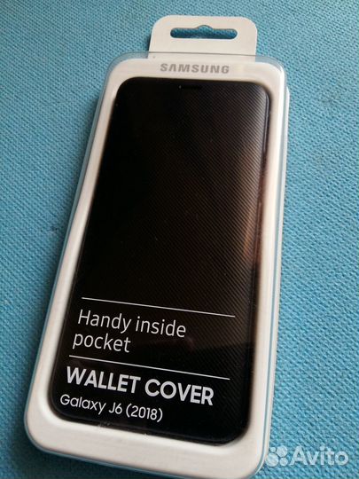 Оригинальные Чехлы Flip Wallet Samsung J6 (2018)