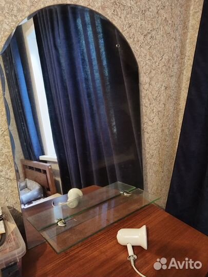 Зеркало в ванную с лампой бу