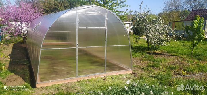 Теплица арочная с поликарбонатом 3 на 4