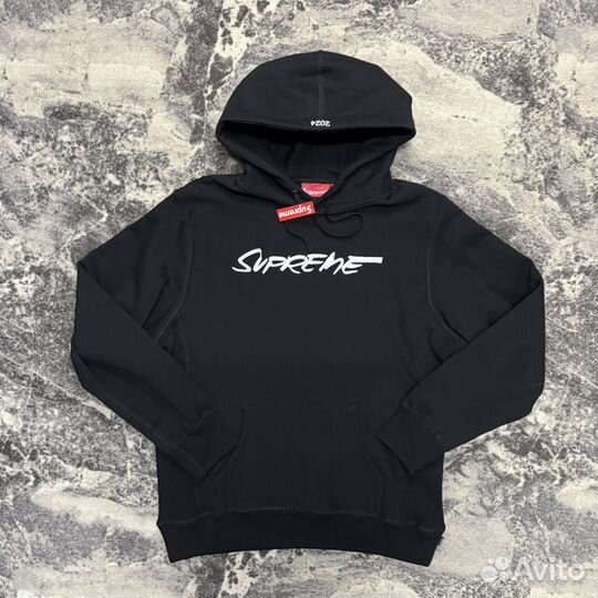 Толстовка худи Supreme futura logo