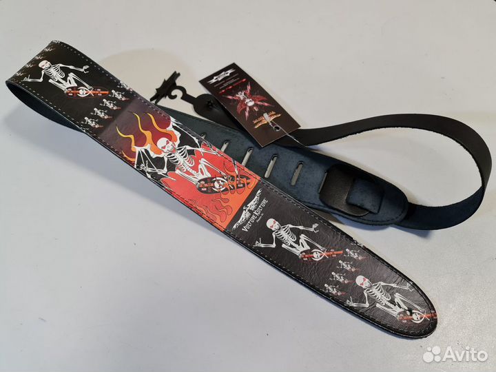 Perri's P25VK-1219 кожаный ремень для гитары Новый