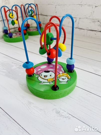 Развивающие игрушки новые деревянные Монтессори