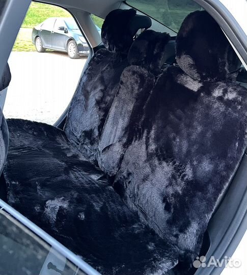 Меховые накидки на сиденья