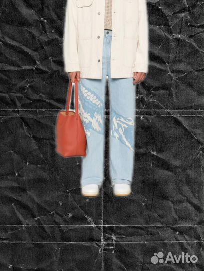 Джинсы Lacoste широкие