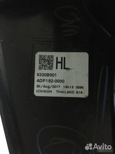 Фонарь задний левый Mitsubishi Pajero Sport