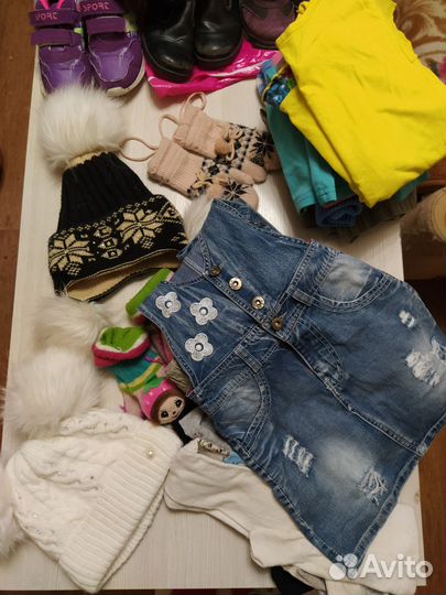 Одежда для девочки пакетом. Обувь30 размер