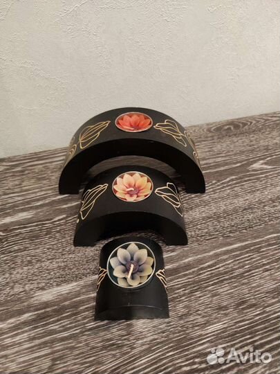 Подсвечник дерево Тайланд