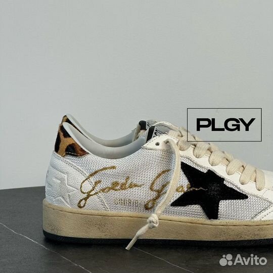 Golden Goose Ballstar Leopard Кеды Голден Гус