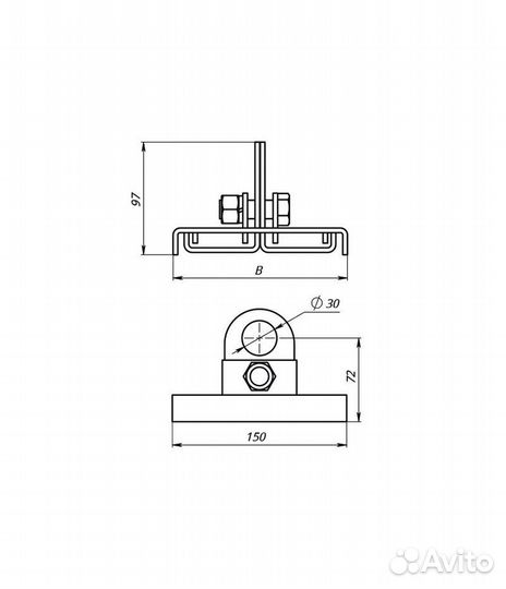 Захват для сэндвич-панелей zspg-100
