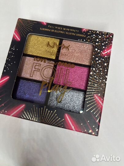 Тени для век блестки NYX оригинал новые