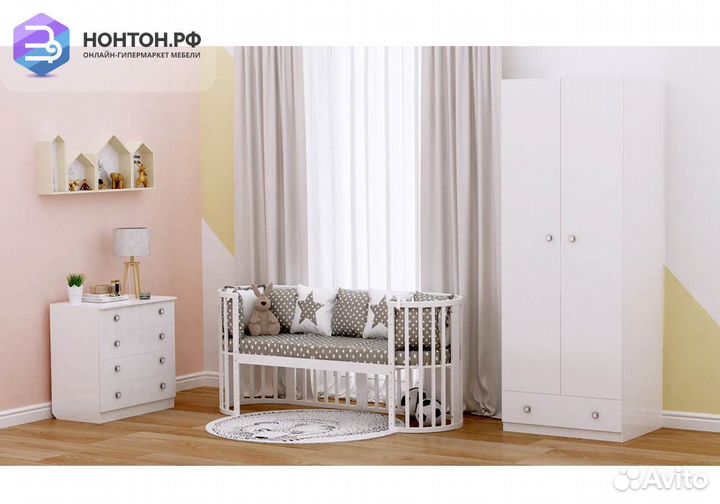 Кроватка детская Simple 911 белый