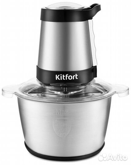 Измельчитель Kitfort кт-3035, серебристый