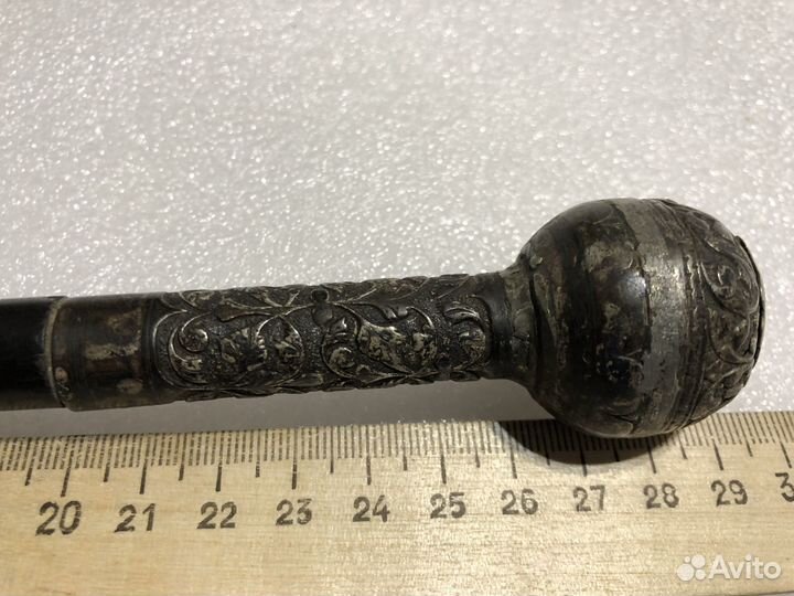 Трость серебро Чернь Кавказ