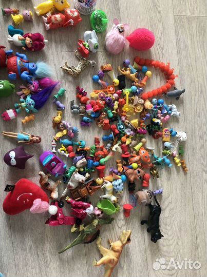 Тролли три кота прилипаллы игрушки пакетом