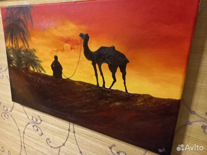 Картина маслом холст