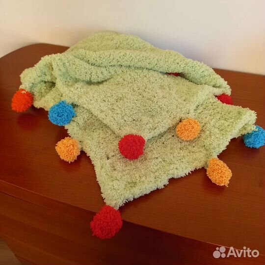 Плед детский вязаный ручная работа