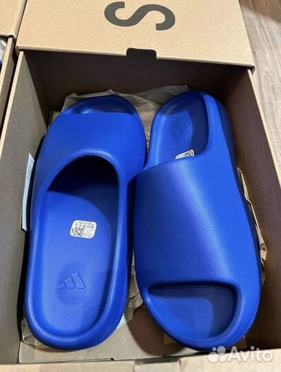 Adidas Yeezy Slide Azure Тапочки