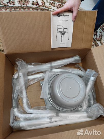 Кресло инвалидное с туалетом, новый