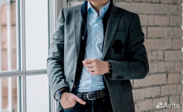 Пиджак мужской из шерсти