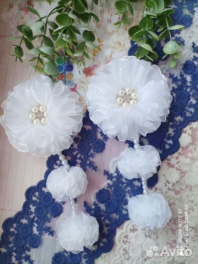 Школьные бантики ручной работы