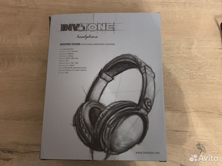 Наушники студийные invotone