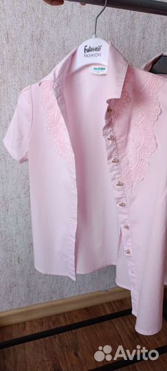 Блузки для девочки р128-134