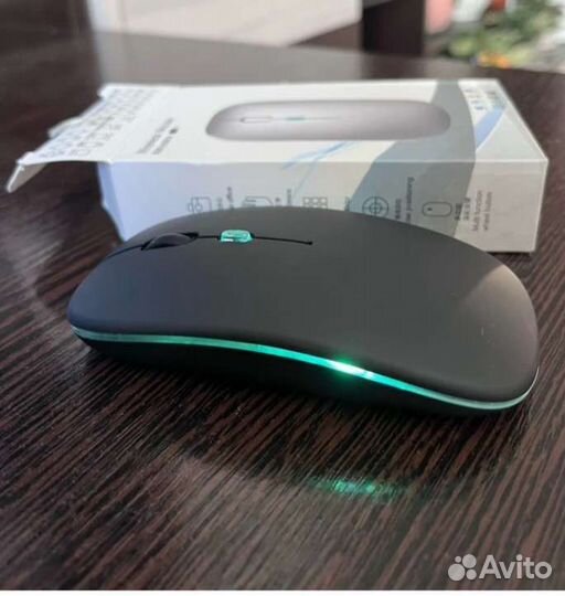 Беспроводная мышь тонкая бесшумная