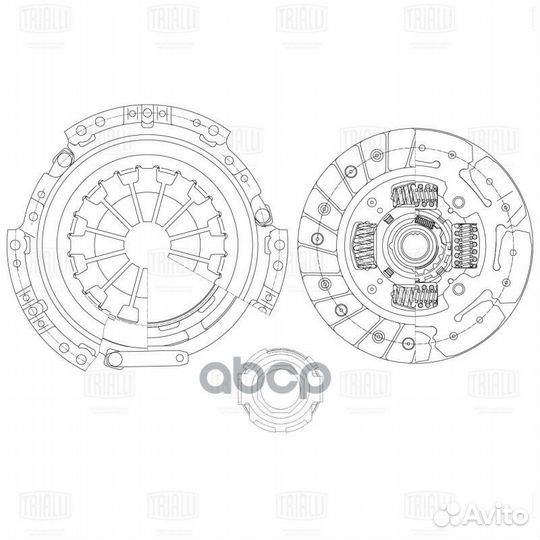 Сцепление к-т chery indis/QQ6 1.3 11- chery QR5