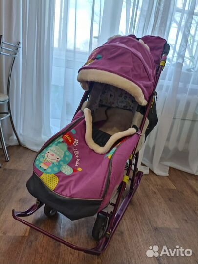 Детские санки коляска