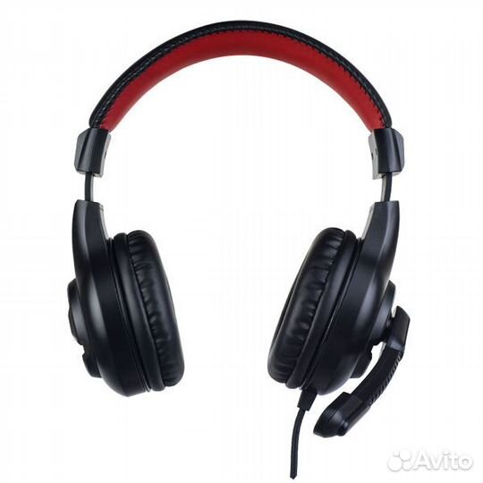 Гарнитура игровая 1,8 м, разъем 3,5 мм,переходник