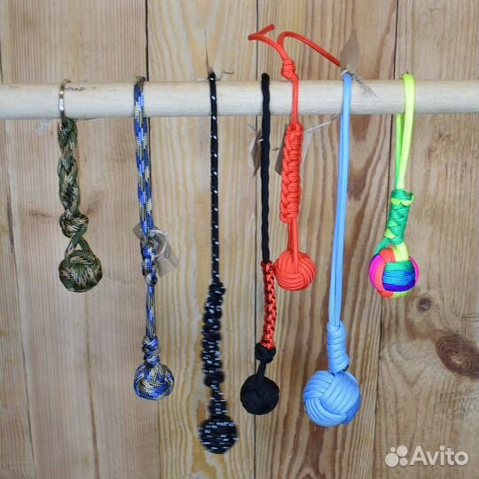 Брелок, подвес, темляк Обезьяний кулак, паракорд