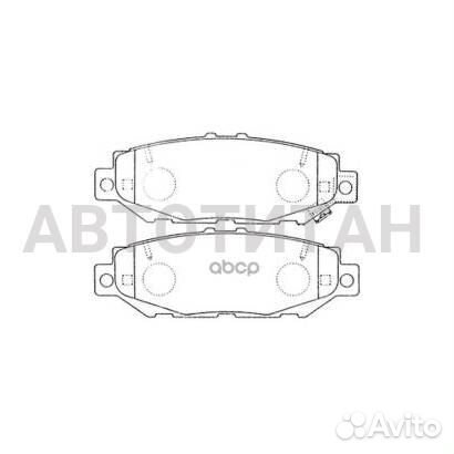 Колодки тормозные, задние (Старый CKT63 ) tolesc43