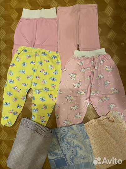 Пакет вещей на девочку с рождения до года