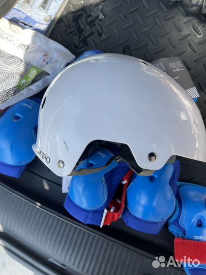 Шлем и защита на руки колени локти