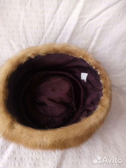 Норковая шапка женская