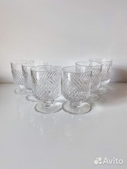 Хрустальные рюмки Bohemia Чехословакия