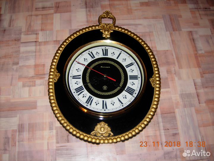 Настенные часы Янтарь со знаком качества СССР