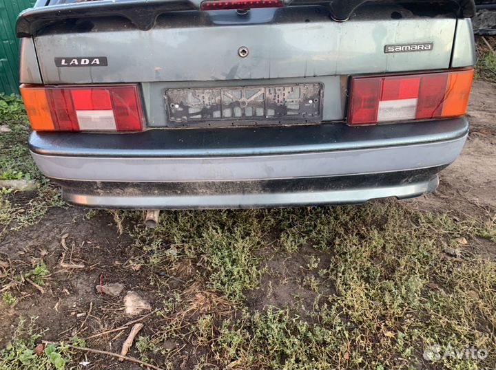 Задний бампер ваз 2114