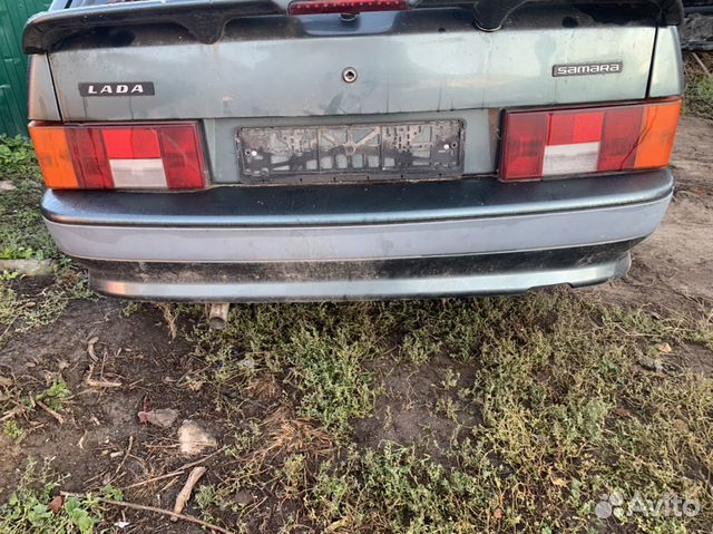 Задний бампер ваз 2114
