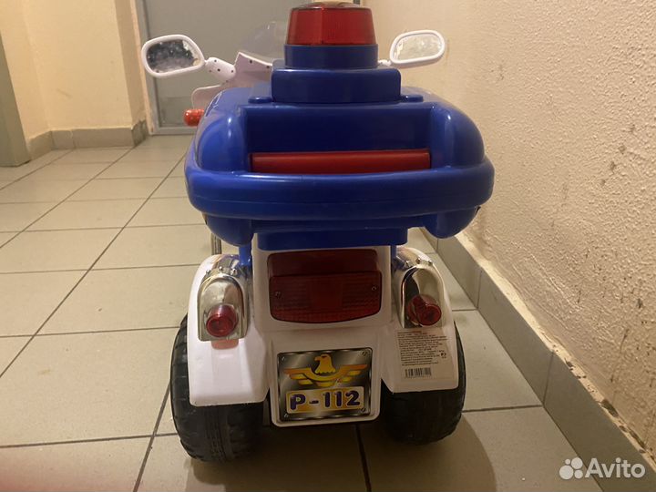 Электромотоцикл (электромобиль) Полиция 2126А