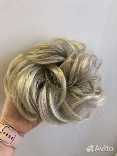 Шиньон-резинка из иссеуственных волос