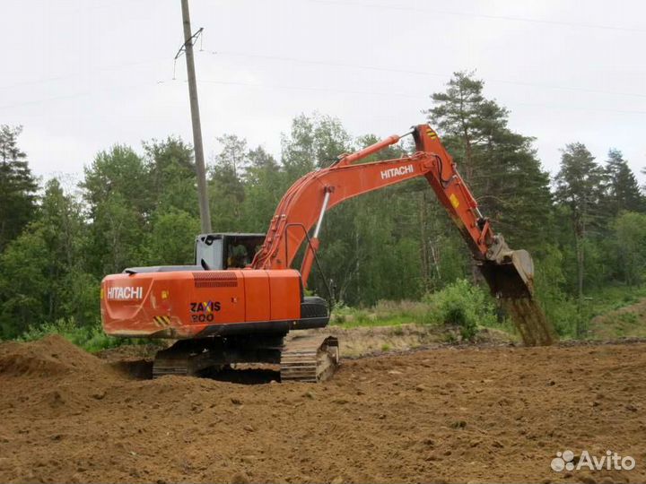 Гусеничный экскаватор Hitachi ZX200-5G, 2021