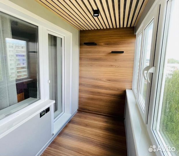 Остекление / утепление / отделка балконов и лоджий