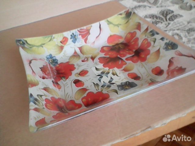 Тарелка стеклянная 