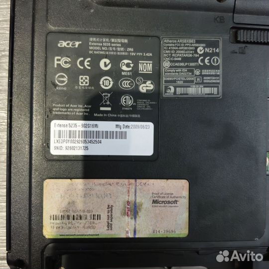 Ноутбук Acer