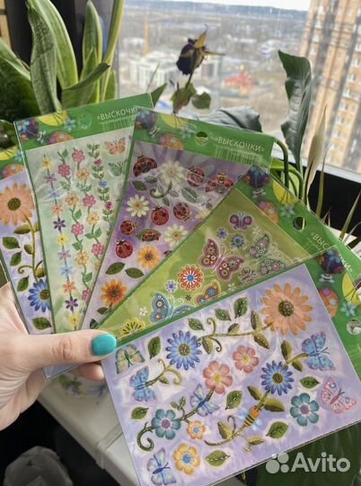 Пасхальные наклейки / наборы